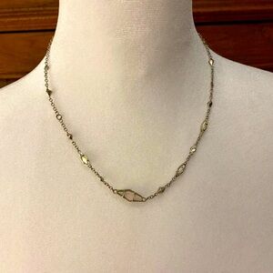 Kendra Scott gold multibeaded adjustable necklace